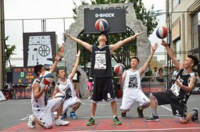 街頭籃球表演